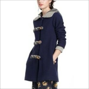 Anthropologie Fiets Voor 2 Navy Coat